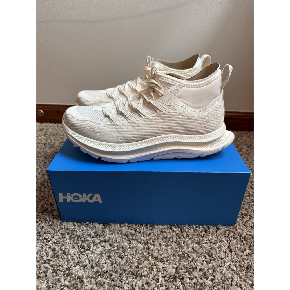 Hoka‎ One One Kawana Mid Training Shoes Womens 9.5B Alabaster 1169290-ABST